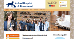 Desktop Screenshot of animalhospitalofstreamwood.com